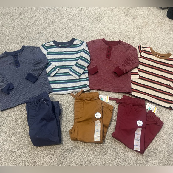 Garanimals Toddler Boy Long Sleeve Tops & Bottoms - 2T - Picture 1 of 4